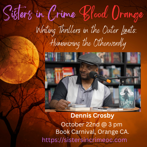 Dennis Crosby Sisters in Crime Orange County Blood Orange October 2023