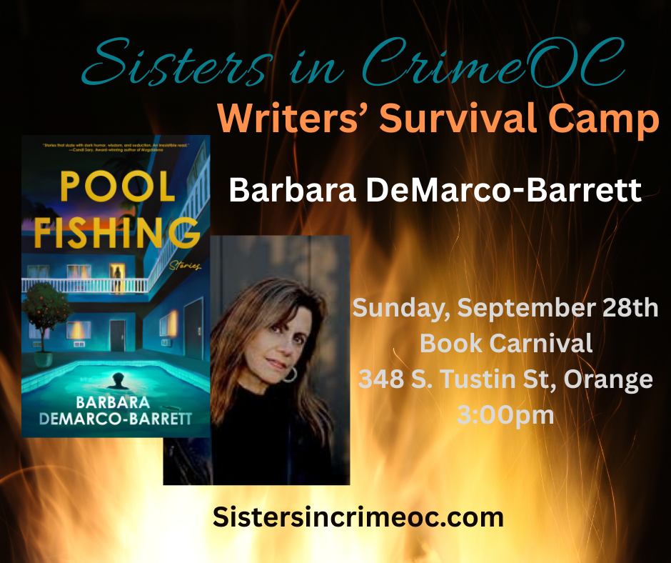SIsters in Crime Orange County - The Blood Orange presents Writers' Survival Camp with Barbara DeMarco-Barrett - September 28 2025
